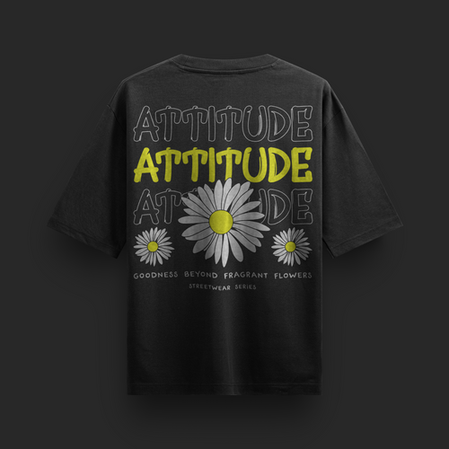 "Attitude" Daisy Streetwear T-Shirt