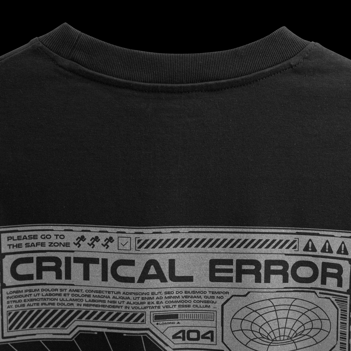 WORLD Critical Error 404 Cyberpunk T-Shirt