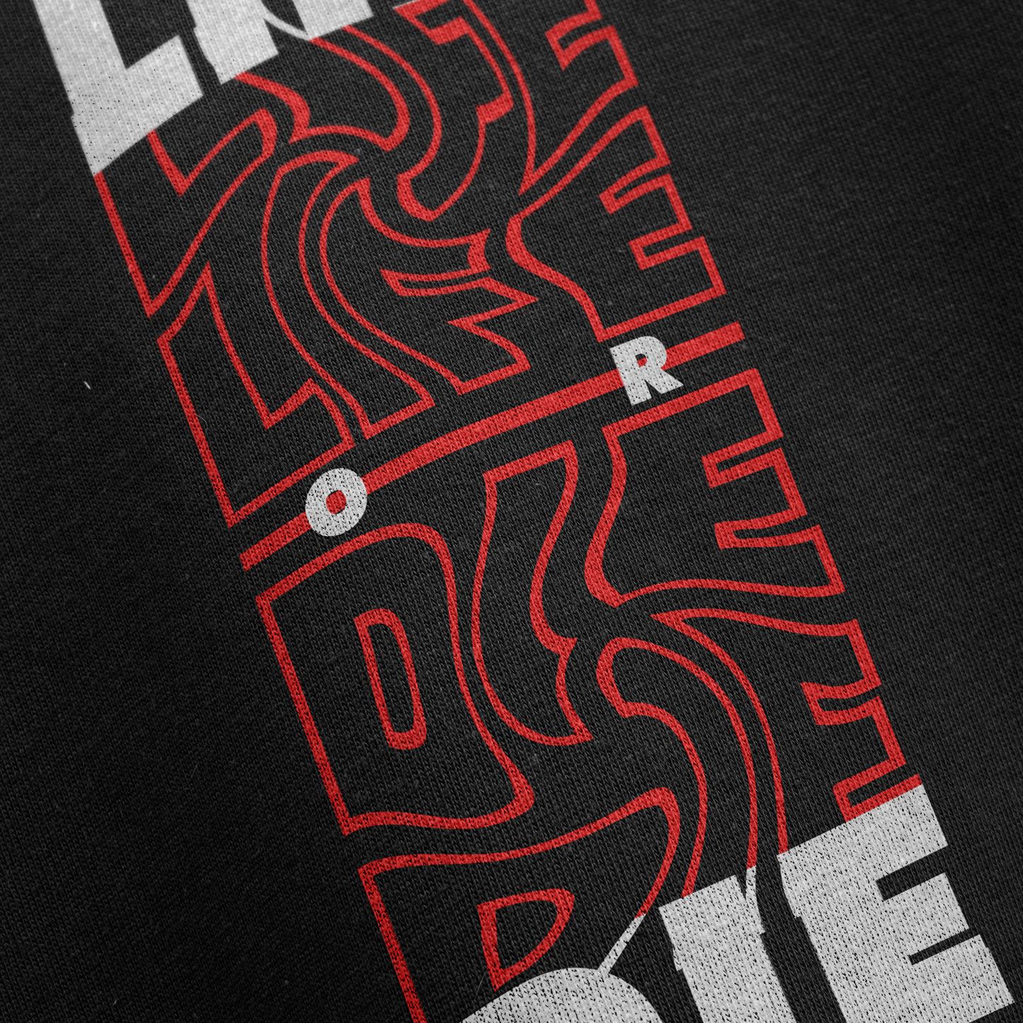 LIFE OR DIE Glitch Skull Graphic Streetwear Tee
