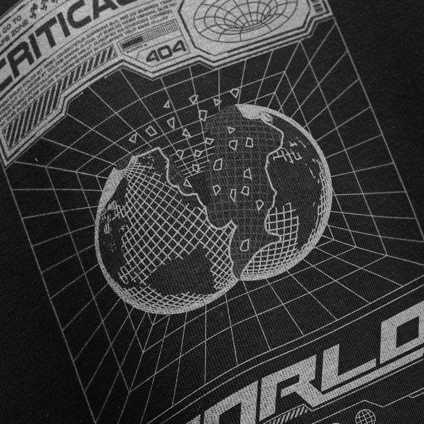 WORLD Critical Error 404 Cyberpunk T-Shirt