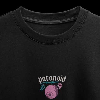 Paranoid Eye Graphic Tee — Retro Emo Streetwear