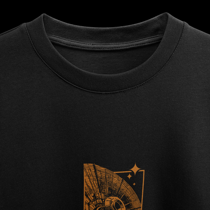 FUTURISTIC Cyberpunk Solar System Graphic T-Shirt