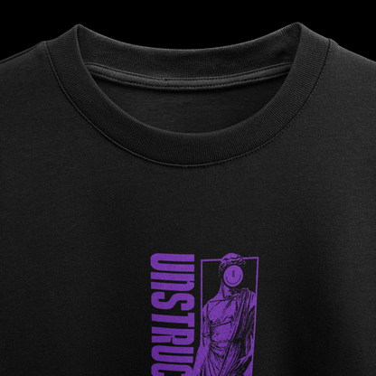 UNSTRUCTURED Vaporwave Statue Graphic T-Shirt