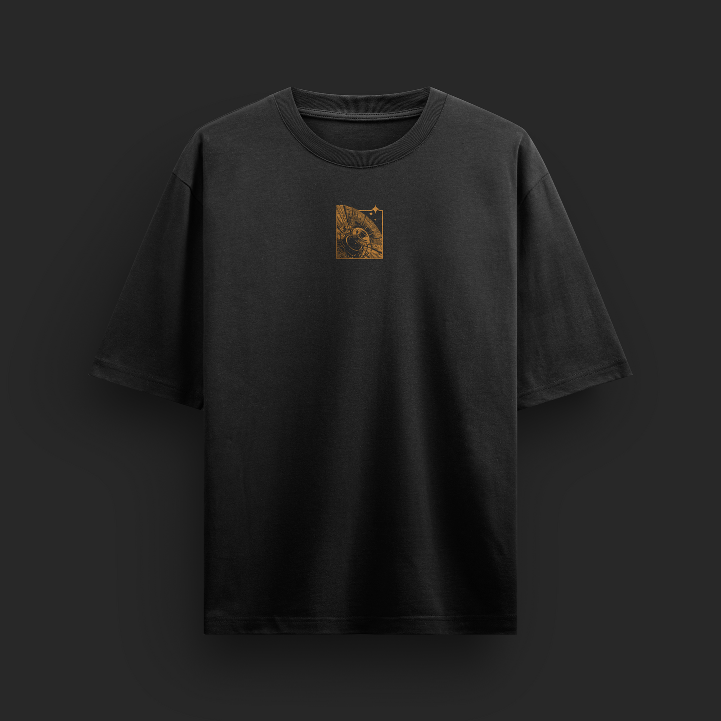 FUTURISTIC Cyberpunk Solar System Graphic T-Shirt